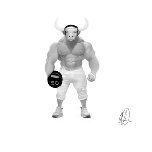 Digital artwork - “Buff Bull” Colored version coming soon!!